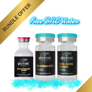 Bundle - Ipamorelin 5 MG - CJC 1295 NO DAC 5MG - BAC Water 30ML