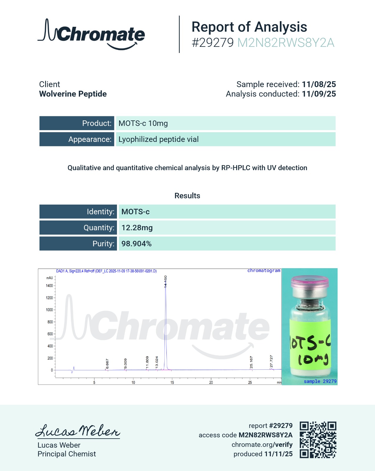 MOTS-c 10mg - Image 2
